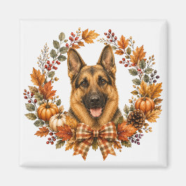 Tysk Schäferhund Höst Magnet