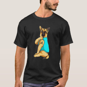 Tysk Schäferhund Jag älskar mamma tatuering kläder T Shirt