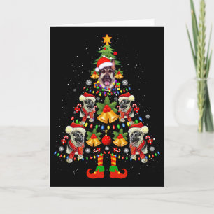 Tysk Schäferhund Julhatt Julgran Jul Kort