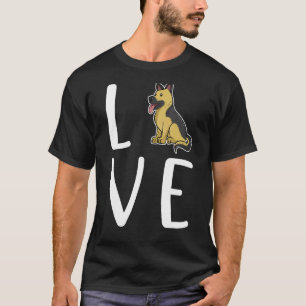 Tysk schäferhund Kärlek Hund Tysk schäferhund T Shirt