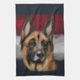 Tysk Schäferhund       Kökshandduk