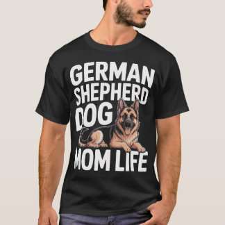 Tysk schäferhund mamma t shirt