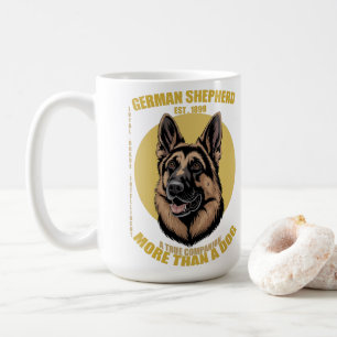 Tysk Schäferhund Mer Än En Hund Trogen Modig Intel Kaffemugg