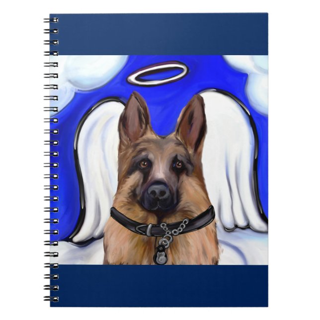 Tysk Schäferhund patrullhund Anteckningsbok (Framsidan)