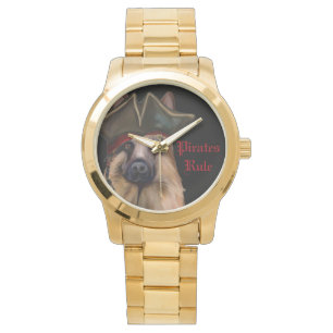 TYSK SCHÄFERHUND PIRAT ARMBANDSUR