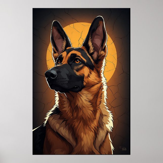 🐾 Tysk Schäferhund-presenter för hundälskare 🐾 Poster (Framsidan)