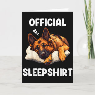 Tysk schäferhund Sängtröja Hundälskare Pyjamas  Kort