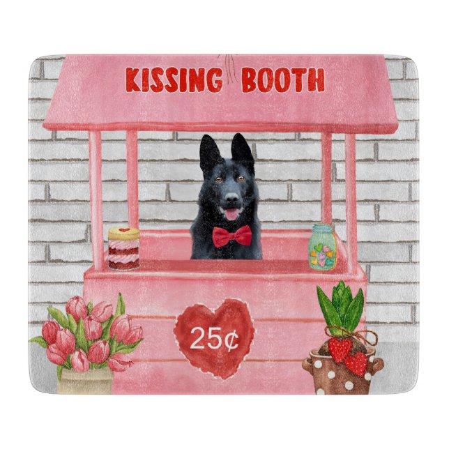 Tysk schäferhund Valentines Day Kysskur (Framsidan)
