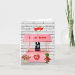 Tysk schäferhund Valentines Day Kysskur Kort