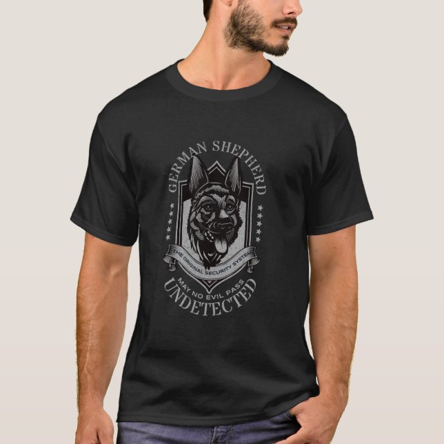 Tysk schäferhundspappa 1 t shirt (Framsida)