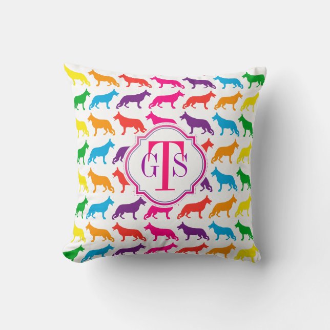 Tysk Schapendoes Monogram (eller möjligen Tysk She Kudde (Framsida)