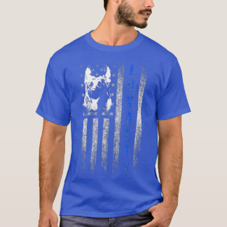 Tysk schepherd K9 Hund Blue Line Loyalty T Shirt