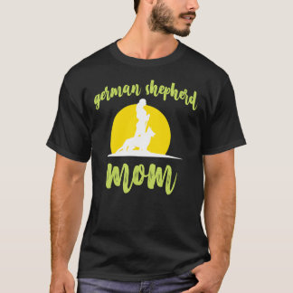Tysk schepherd Mamma German Shepherd Idea Scoop T Shirt