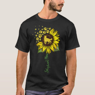 Tysk schepherd Mamma Solros Shepherd Hund Mamma Ma T Shirt