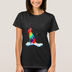 Tysk schepherd Ocean Tie Dye Rainbow Costume T Shirt