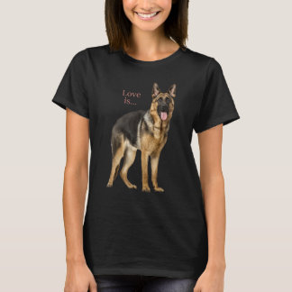Tysk schepherd Shirt Shepard Hund Mamma Pappa Kärl T Shirt