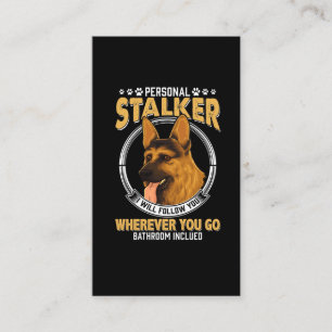 Tysk schepherd Stalker-Hund Visitkort