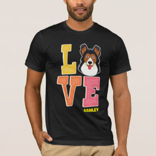 Tysk Shepherd älskare söt färg T Shirt
