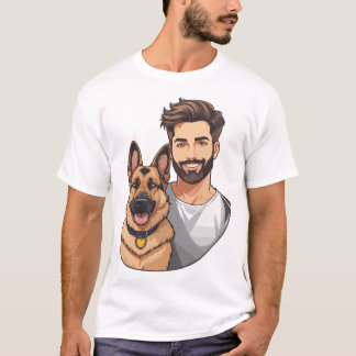 Tysk Shepherd Älskare T-skjorta T Shirt