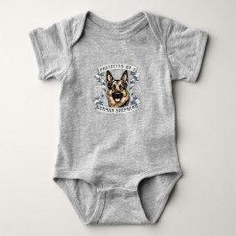 Tysk Shepherd Baby Bodykostdräkt T Shirt