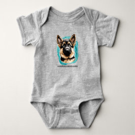Tysk Shepherd Baby-bodysuit T Shirt