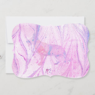 Tysk Shepherd Black Silhouette Tack Kort