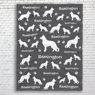 Tysk Shepherd Blanket | Loyal & Loving Gift Fleecefilt