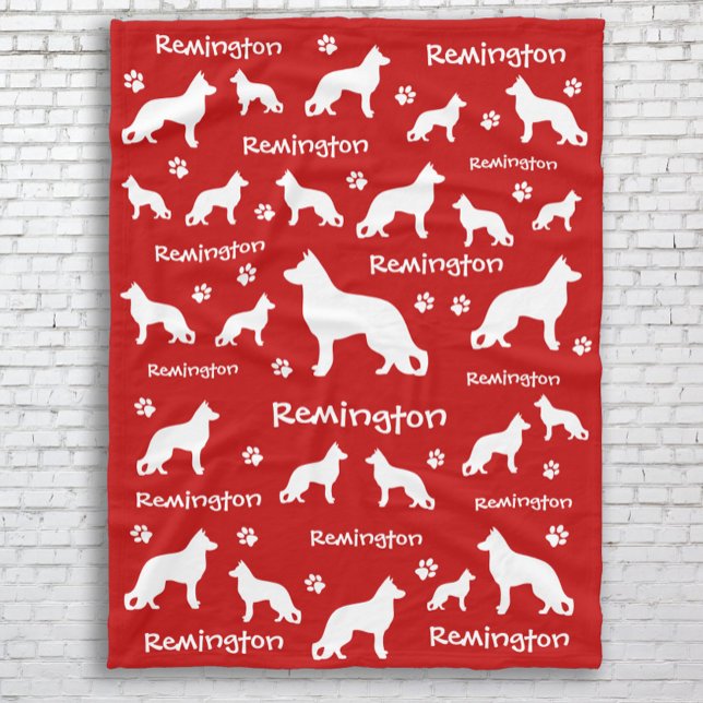 Tysk Shepherd Blanket | Loyal & Loving Gift Fleecefilt (German Shepherd Dog Blanket - memorial gift, birthday gift, or Christmas gift for GSD lovers)