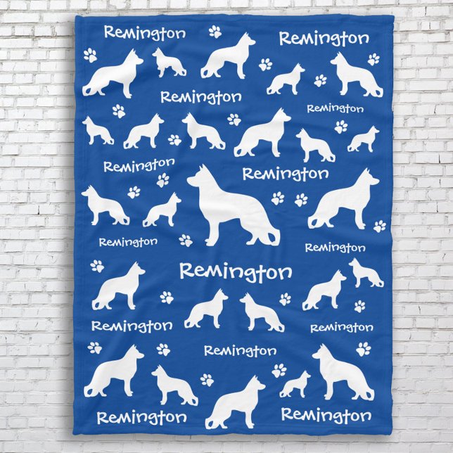Tysk Shepherd Blanket | Loyal & Loving Gift Fleecefilt (German Shepherd Dog Blanket - GSD Mom gift )