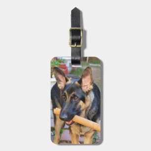Tysk Shepherd by Shirley Taylor Bagagebricka