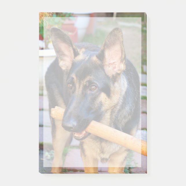 Tysk Shepherd by Shirley Taylor Post-it Block (Framsida)