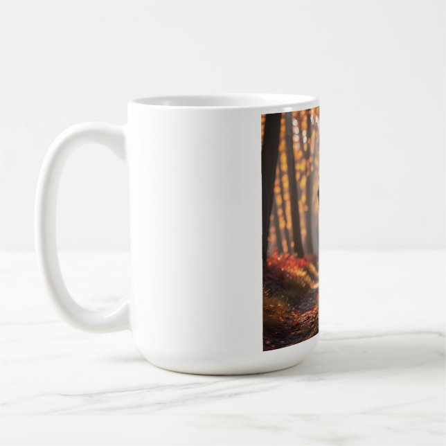 Tysk Shepherd Elegant Coffee Mugg (Vänster)