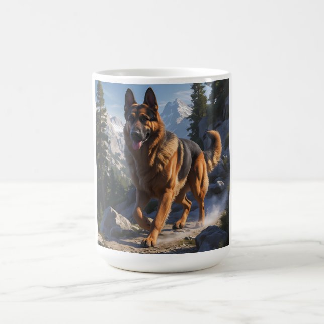Tysk Shepherd Elegant Coffee Mugg (Center)