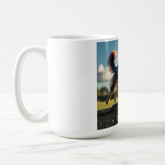 Tysk Shepherd Elegant Coffee Mugg (Vänster)
