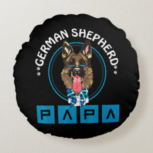 Tysk Shepherd Essential Rund Kudde