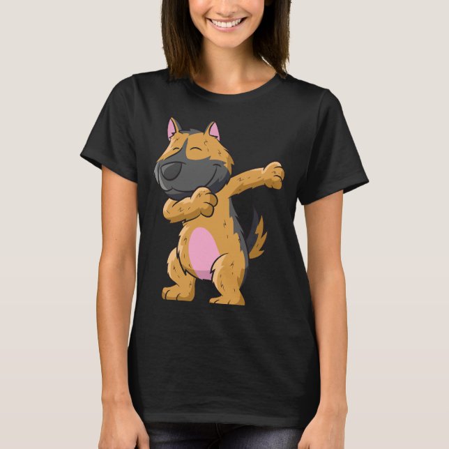 Tysk shepherd för A Hundägare 223 T Shirt (Framsida)