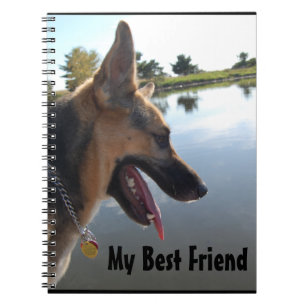 Tysk Shepherd Friend Anteckningsbok