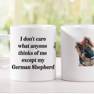 Tysk Shepherd Funny Gift Mugg Smiling
