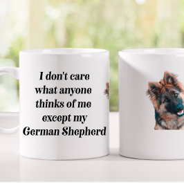 Tysk Shepherd Funny Gift Mugg Smiling