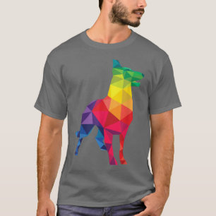 Tysk Shepherd Gay pride LGBT HGBTQ Rainbow Flagga T Shirt