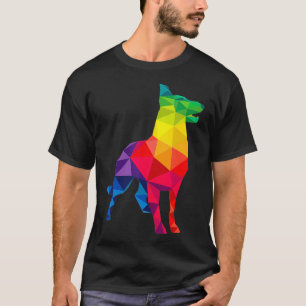 Tysk Shepherd Gay pride LGBT HGBTQ Rainbow Flagga T Shirt