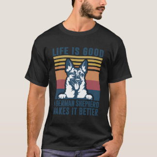 Tysk Shepherd Gift Manar Women Hund Pappa Mamma T Shirt