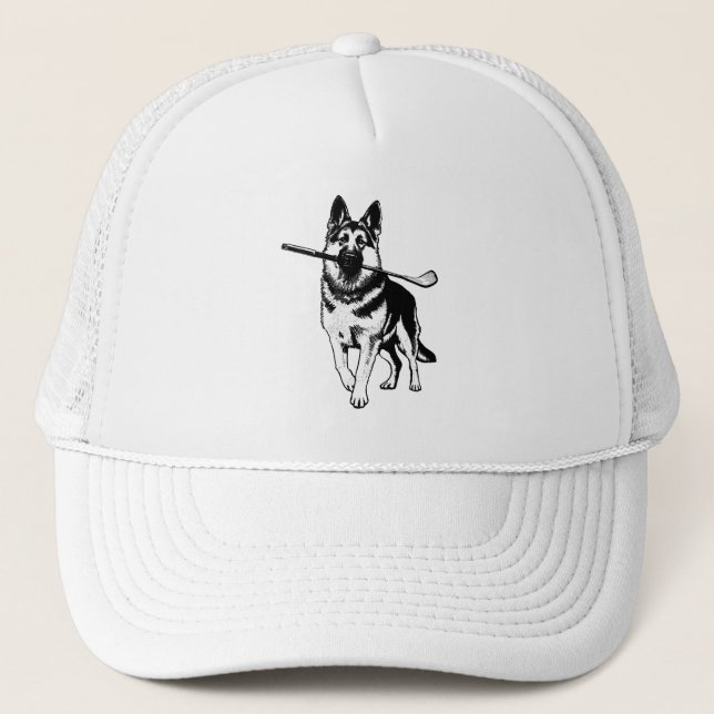 Tysk Shepherd Golf  Keps (Framsida)