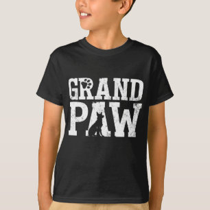 Tysk Shepherd Grand Tass Grandpaw Hund älskare Gra T Shirt