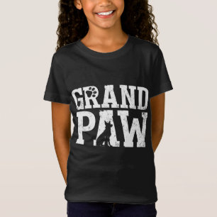 Tysk Shepherd Grand Tass Grandpaw Hund älskare Gra T Shirt