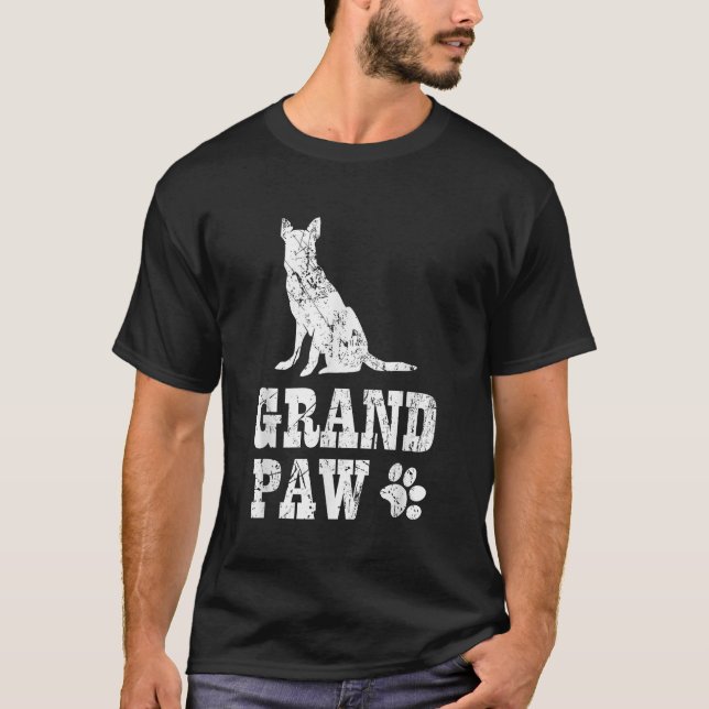 Tysk Shepherd Grand Tass T Shirt Hund älskare Gran (Framsida)