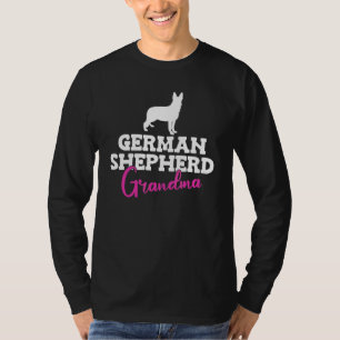 Tysk Shepherd Grandma Rolig hund T Shirt