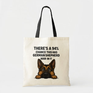 Tysk Shepherd-hår i allt hundägare humor Tygkasse