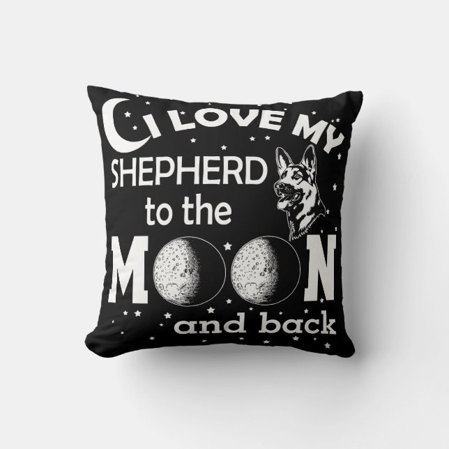 Tysk shepherd Home Decor Dekorativ kudde (Framsida)