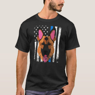 Tysk Shepherd Hund Animal Police T Shirt